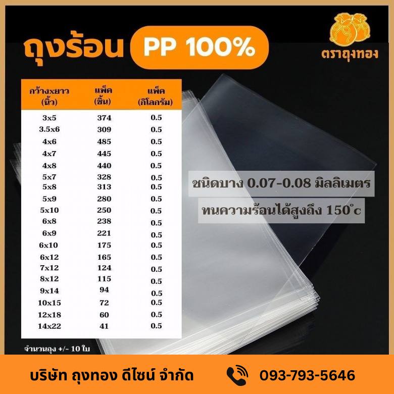 โรงงานผลิตถุงร้อน